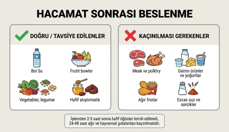 Hacamat Sonrası Ne Yenir, Ne Yenmez?