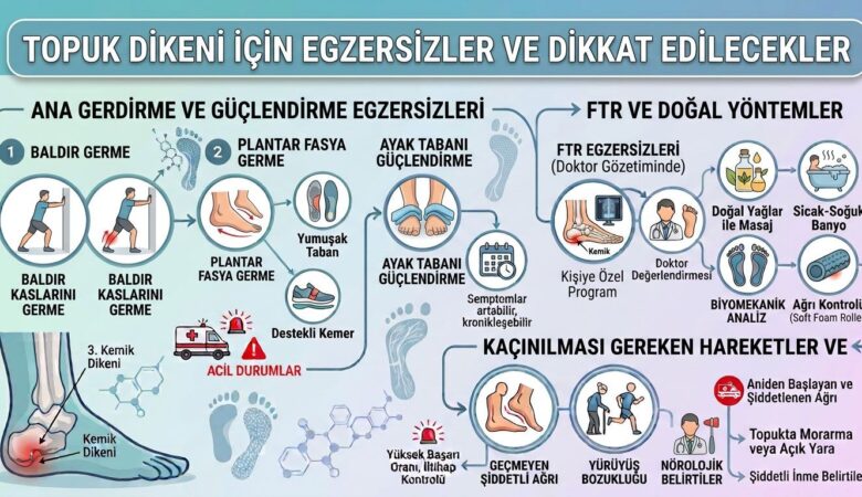 Topuk Dikeni Egzersizleri