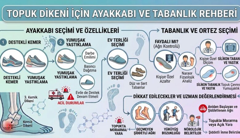 Topuk Dikeni İçin Ayakkabı ve Tabanlık Seçimi